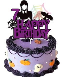 YOOYEH 1 PCS 6th Wednesday Party Cake Toppers