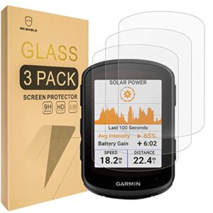 Mr.Shield [3-Pack] Screen Protector For GARMIN Edge 540 and GARMIN Edge 840/840 Solar [Tempered Glass] [Japan Glass with 9H Hardness] Screen Protecto