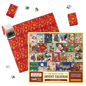 AVCXEC Christmas Advent Calendar Jigsaw Puzzle