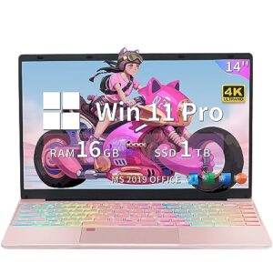 Fsjun 14-inch 4K UHD (3840x2160) IPS Display Laptop