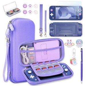 NS Switch Lite Case - innoAura 17 in 1 NS Switch Lite Accessories Bundle with Switch Lite Carrying Case