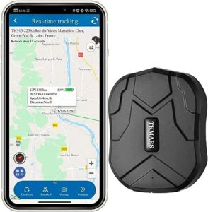 GPS Tracker Global Real-time Tracking Magnetic Rechargable 5000mAh Long Standby Tracker Devices Anti-theft Waterproof with Geo-fence Car GPS Tracker No Monthly Fee for Truck Vehicle Motorcycle TK905