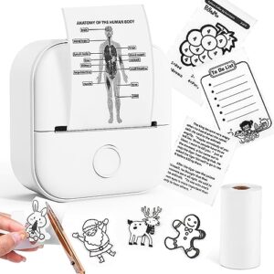Memoking T02 Mini Printer - Bluetooth Inkless Instant Photo Printer