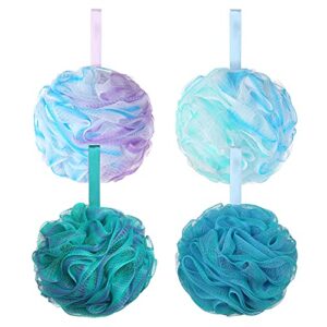 SYHZC Shower Puff Loofah 75g/PCS Extra Large Shower Puffs Shower Sponge Shower Scrunchie Body Puff Shower Exfoliating Bath Sponge for Adults