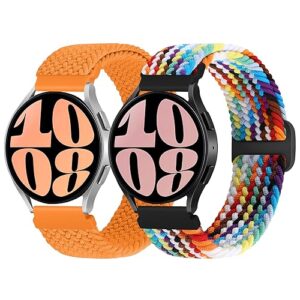 WNIPH Braided Strap Compatible with Samsung Galaxy Watch 4/5/6 Strap/Watch 4 6 Classic/Watch 5 Pro/Active 2