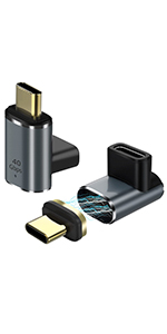 USB C Magnetic Adapter - Right Angle