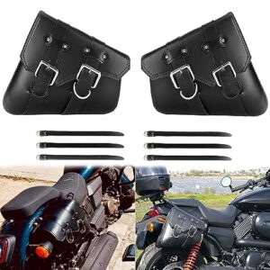aleawol 2 Pcs Motorcycle Side Saddlebags Motorbike Saddle Bags