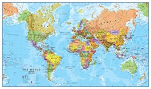 Maps International - World Map - Front Sheet Lamination - 84.1cm (w) x 59.4cm (h)