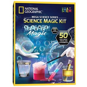 National Geographic Science Magic Set – Science Kit for Kids with 50 Unique Experiments and Magic Tricks