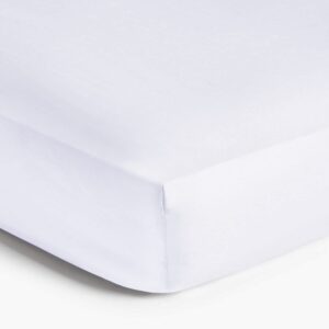 Imperial Rooms Brushed Microfibre Super King Size Fitted Sheets 25 CM Easy Care Soft Bed Sheets Fade Resistant (White)