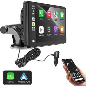 Wireless Carplay & Android Auto Portable Car Stereo