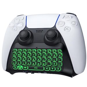 TiMOVO Green Backlight Keyboard for PS5 Controller