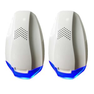 Ultrasonic Pest Repeller - 2 Pack Powerful Mouse Repellent - Indoor Electronic Repellent Plug in - Wide Frequency Range Pest Control Device for Mice
