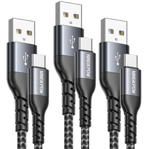 NINGKPOW USB C Charger Cable 2M 3Pack