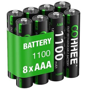 OOHHEE 8 x AAA Rechargeable Batteries