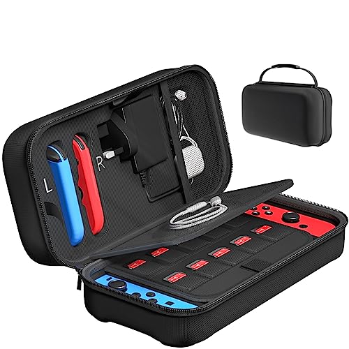 Fenolical Switch Carrying Case Compatible with Nintendo Switch/Switch OLED