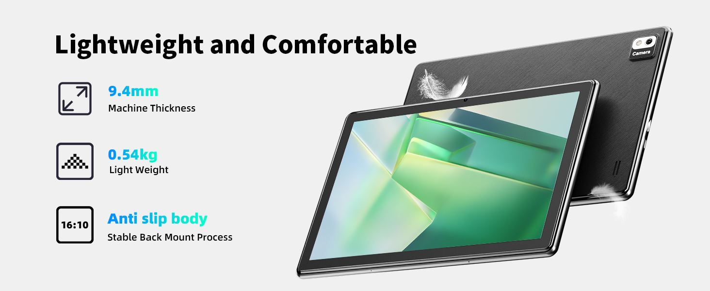 Lightweight and Comfortable