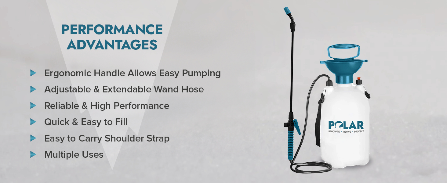 Polar Garden Sprayer - Versatile & effective, perfect for numerous tasks around the garden.