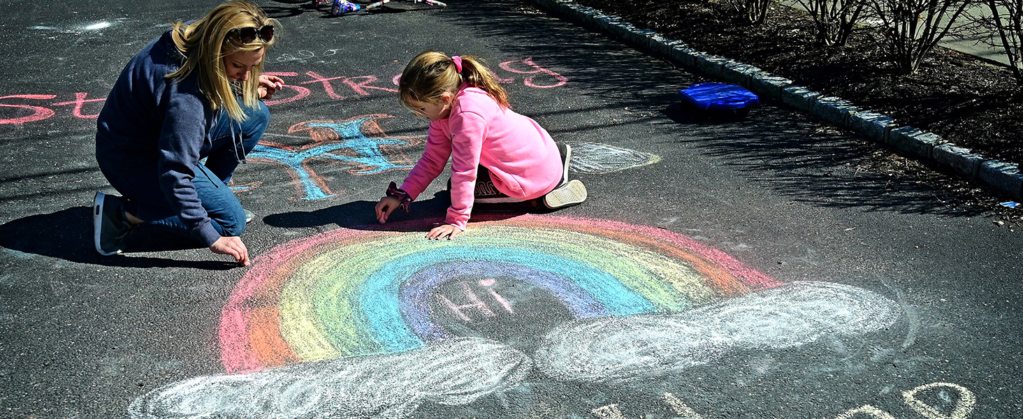 48 Pcs kids outdoor chalk