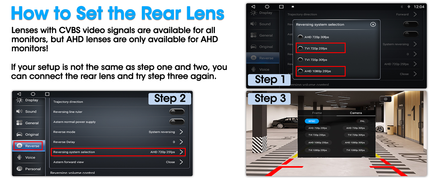 reverse camera for car