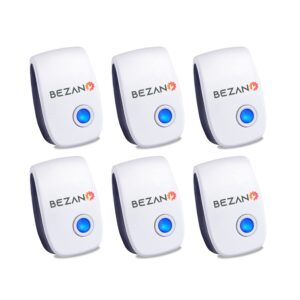 KEXMY Ultrasonic Pest Repeller (6 Packs) - Indoor Mice Repellent - Pest Repellent Plug in - Mouse Repellent - Mice Repellent - Rat Repellent - Rodent Repelle