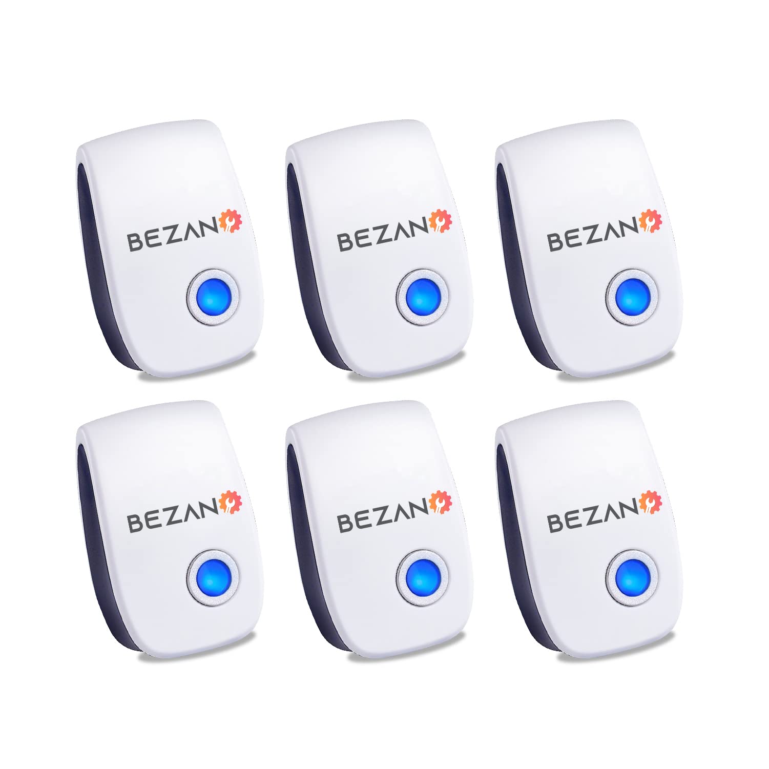 KEXMY Ultrasonic Pest Repeller (6 Packs) - Indoor Mice Repellent - Pest Repellent Plug in - Mouse Repellent - Mice Repellent - Rat Repellent - Rodent Repelle