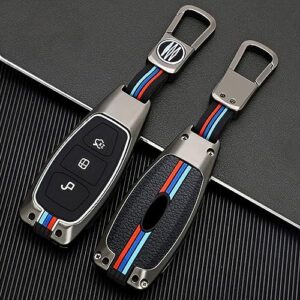 Kelay Zinc Alloy Ford Key Fob Cover For Ford Focus Fiesta Galaxy Mk2 Mk3 Mk4 Kuga Edge Ranger Mondeo C-Max S-Max Key Cover
