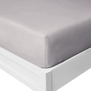 Yorkshire Bedding 25 Cm Fitted Bed Sheets - Super Soft Deep Fitted Sheet Brushed Microfibre Anti Wrinkle Bedsheet Breathable & Fade Resistant (Grey