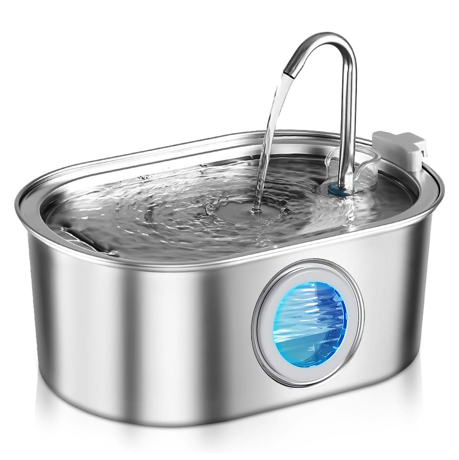 TEKXDD Stainless Steel Cat Water Fountain