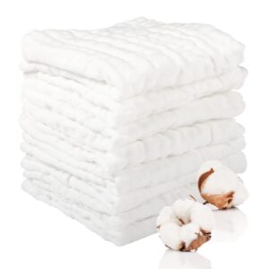 8 Pack Muslin Cloths for Baby
