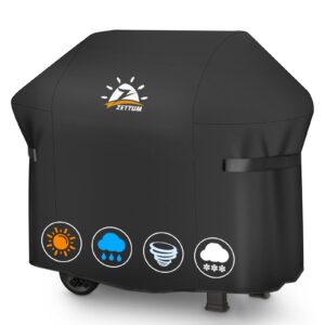 Zettum BBQ Cover 152 CM - 7107 Grill Barbecue Cover for Weber Genesis 300 Series Heavy Duty & Waterproof