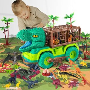 TEMI Dinosaur Truck Toy for Kids 3-5 Years Old