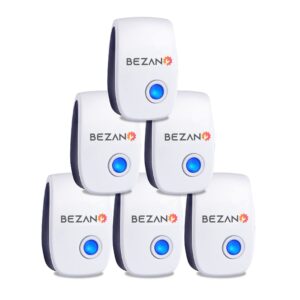 Ultrasonic Pest Repeller (6 Packs) - Rodent Repellent for Indoor Use - Plug-in Spider Repellent - Rat Repellent - Mouse Repellent - Mice Repellent - Insect Repellent for Mice