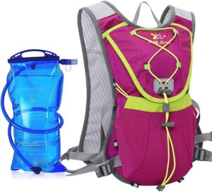 5.5L Hydration Pack Water Backpack Hydration Vest Running Backpack Water Bag With 1.5L Bladder for Cycling Marathon Hiking