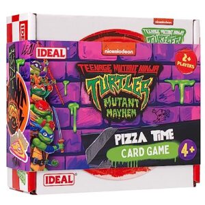 IDEAL | Teenage Mutant Ninja Turtles: Pizza Time Card Game | Family Games | For 2+ Players | Ages 4+