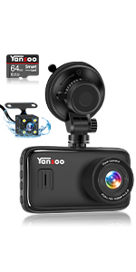 dash cam front and rear dashcam with sd card 32gb 64gb car camera rear and front car camera for car