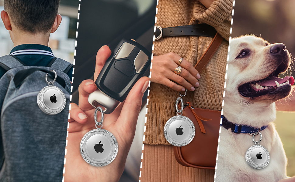 High End Dial Design Air Tag keyring