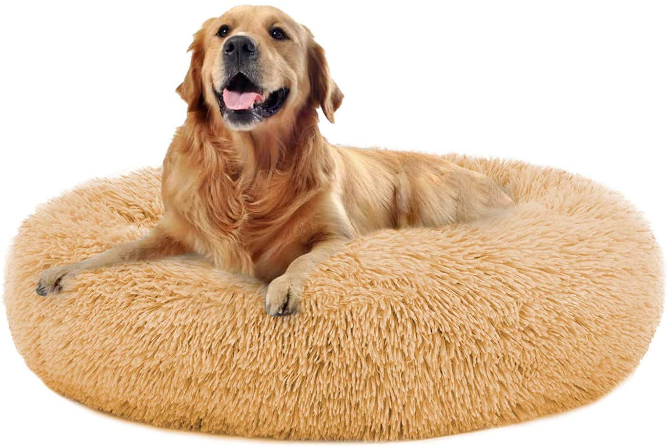 MFOX Calming Dog Bed Cat Bed Donut