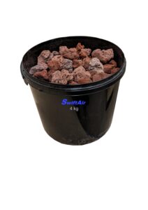 4KG Lava Rocks for Gas BBQ Fire pit Aquarium Chiminea Garden (4kg - 2cm to 4cm Approx)