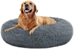 MFOX Calming Dog Bed Cat Bed Donut