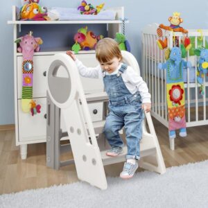 Ureprism Step Stool for Kids 2 steps - 3 steps Height Adjustable