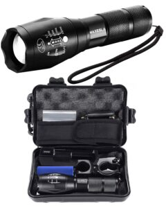 Maxesla Rechargeable LED Torch Set 6000 Lumens Gifts for Men Dad Kids