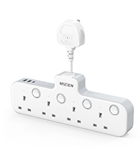 4 way Plug extension with USB