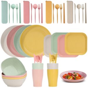 HooySprs 36 Pcs Dinnerware Set for 4