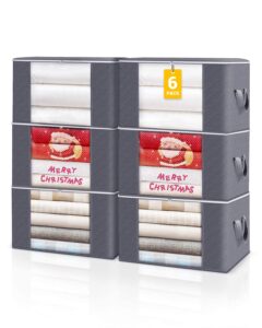 KALAHOL Large Capacity Clothes Storage Bags with Zips