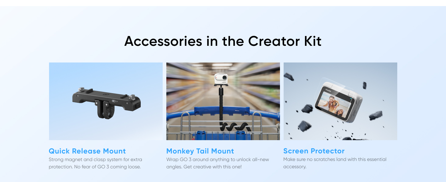 Accessories in the Travel Kit