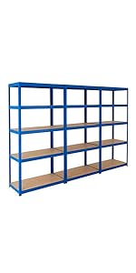 garage shelving, shed shelves, 179x90x45