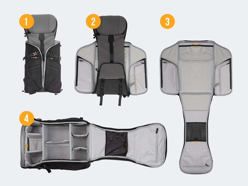 TARION Camera Backpack Waterproof Camera Rucksack Camera Bag Backpack Large Photography Backpack