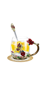 flower tea cup