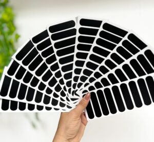 Confetti Wall Stickers Sprinkles Set 11 Sheets Black Sticks Shaped Removable Non Peeling Wall Decor Lines Nursery Boy Bedroom Baby Room Playroom Rent Friendly Made in UK